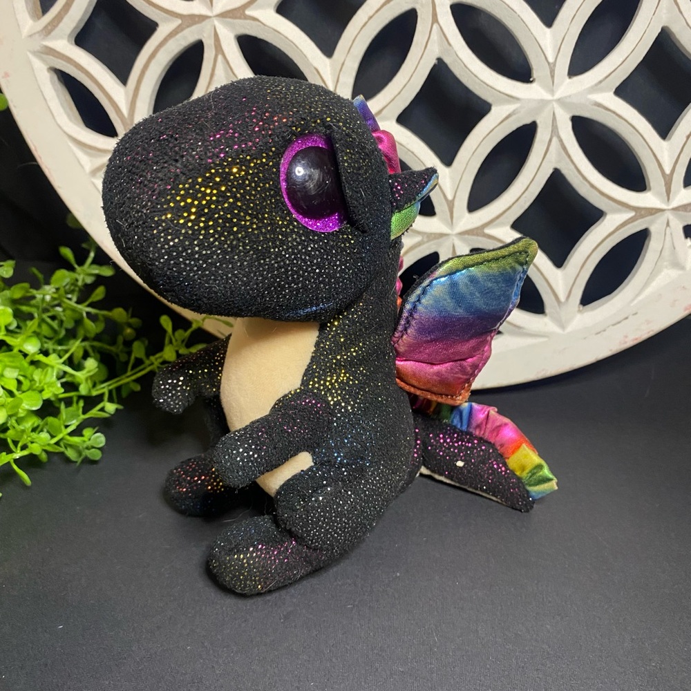 Ty Beanie Boos - ANORA the Black Dragon (6‎ Inch)